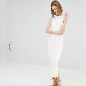 ASOS Warehouse Criss Cross Midi Dress